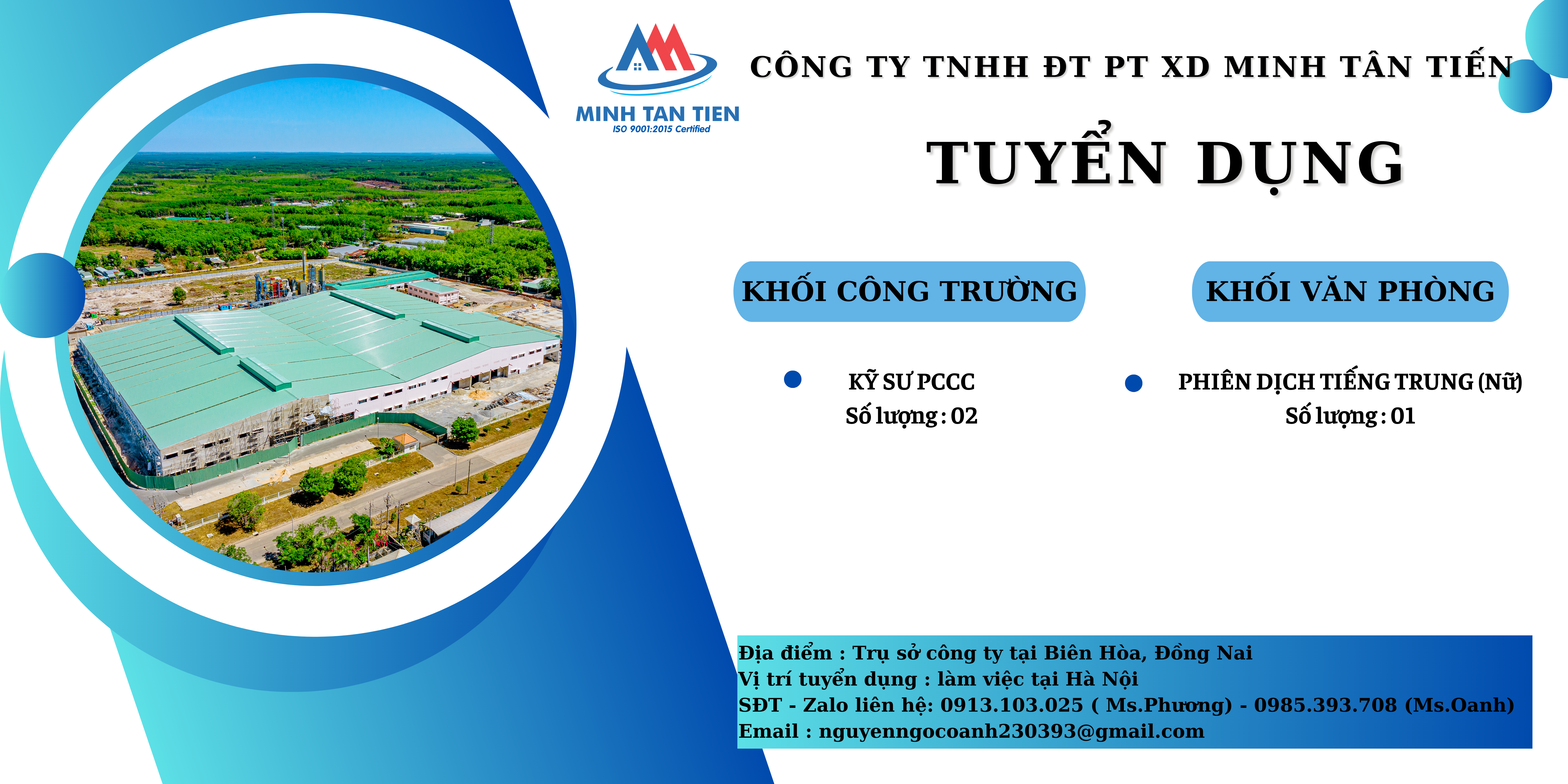 TUYỂN DỤNG KỸ SƯ PCCC ( LÀM VIỆC TẠI HÀ NỘI)